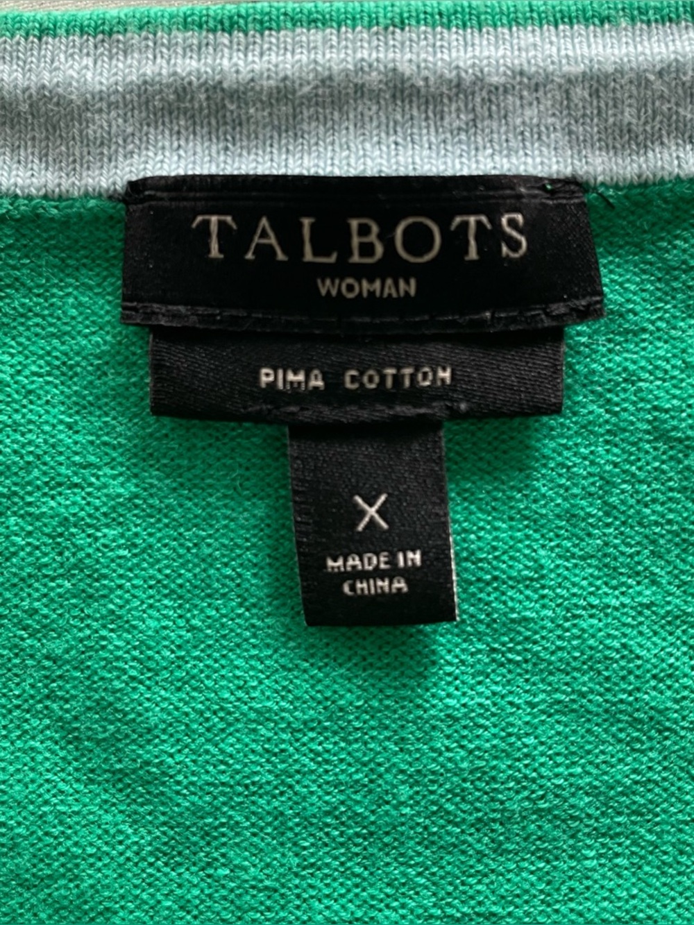 Talbots Lightweight Cardigan Sweater with 3/4 Sleeves, size X/1X - Picture 10 of 10